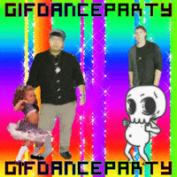 gif_dance_party gif dance party museum of the moving image gif elevator GIF