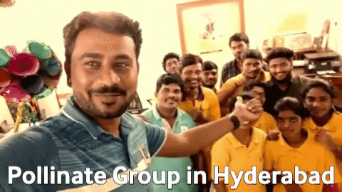 PollinateGroup giphygifmaker india dreamteam hyderabad GIF