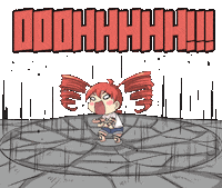 Robot Wow Sticker by Jin