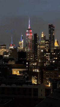 Empire State Building Stages Light Show for 'Stranger Things' Season 4 Debut