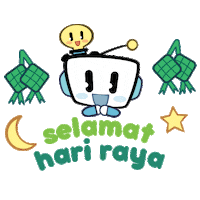Raya Love Sticker by Kadokawa Gempak Starz