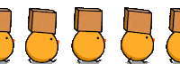 sticker chicken by Black and white chickens