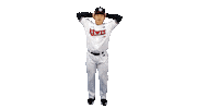 Baseball Happy Dance Sticker by kt wiz