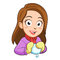 Happy White Christmas Sticker by My Town Games