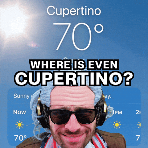 Perfect Weather Cupertino GIF