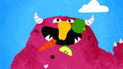 picnic-studio food hungry bear eat GIF