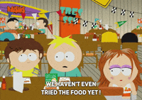 butters scotch waitress GIF by South Park 