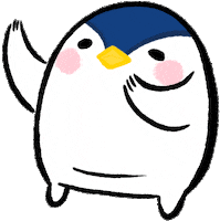 naggukim penguin 화이팅 cheerup 펭귄 Sticker