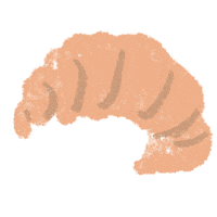 パン Croissant Sticker
