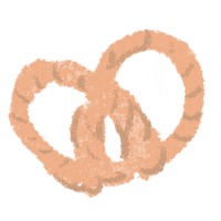 Bread Pretzel Sticker