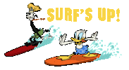 Hang Ten Donald Duck Sticker by Mickey Mouse