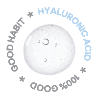 goodhabitskin skincare hyaluronic acid bluelight hyaluronicacid Sticker