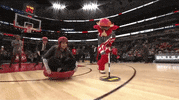 benny the bull basketball GIF by Chicago Bulls