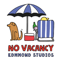 Summer Beach Sticker by Edmmond Studios