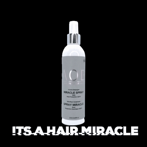 AOBPRODUCTS giphygifmaker hair hairspray hairproduct GIF