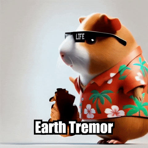 Guinea Pig Earthquake GIF by Guinea Gambino