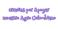 Tusaguacates gracias por apoyar nuestro agro colombiano Sticker