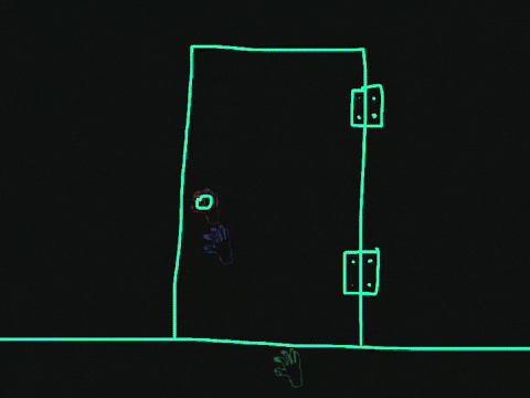 Open Door GIF by Barbara Pozzi