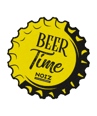 noizbeer fun party beer yellow Sticker