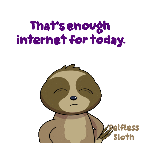 Bad News Sloth Sticker by VeeFriends