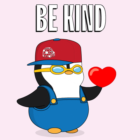 Be Kind Love GIF by Pudgy Penguins