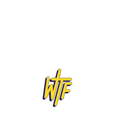 Party Burning Sticker by WTF - Make Love And Aid