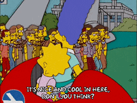 marge simpson bumper car GIF
