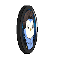 Roller Coaster Crypto Sticker by Pudgy Penguins