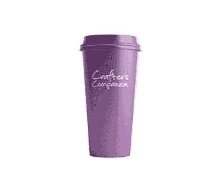 Coffee Travel Mug Sticker by Crafter's Companion
