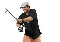 malosilures lets go fish hype fishing Sticker