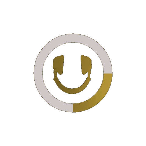 Gold Rotate Sticker by Nova Sound