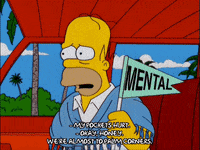 homer simpson flag GIF