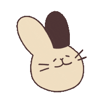 tsengtoudesign no bunny rabbit 兔 Sticker