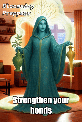 Community Connecting GIF by Bloomsday Preppers