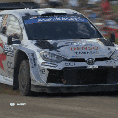 Drift Turn GIF by FIA World Rally Championship