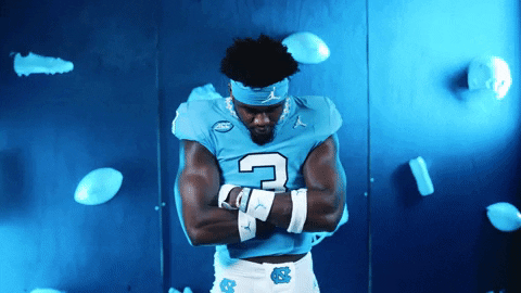 North Carolina Football GIF by UNC Tar Heels