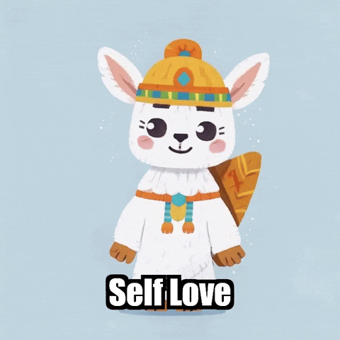 Self Love Acceptance GIF by Llamaozi