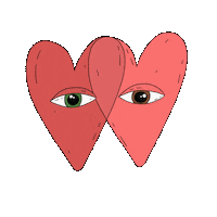 artsypobi love happy heart sweet Sticker