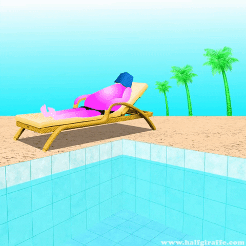 Holiday Swimming GIF by William Garratt