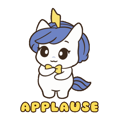 Well Done Applause Sticker by Brave Unicorn