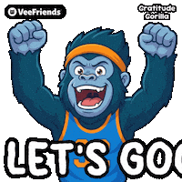 Celebrate Lets Go Sticker by VeeFriends