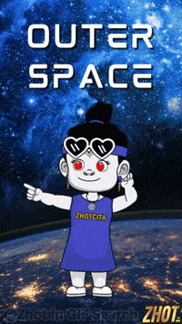 Outer Space GIF by Zhotcita