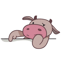 Bored Farm Animal Sticker by Afternoon films