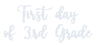 First Day Of School Sticker