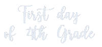 First Day Of School Sticker