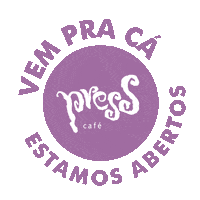 Cafe Sticker by Grupo Press