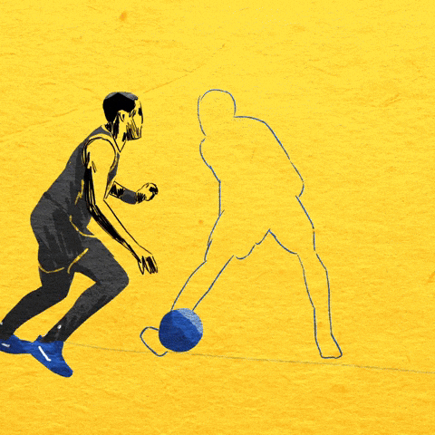 Antknee729 animation basketball nba playoffs GIF