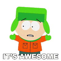 Awesome Kyle Broflovski Sticker by South Park