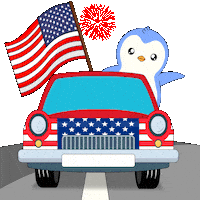 United States Penguin Sticker by Pudgy Penguins