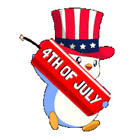 United States Penguin Sticker by Pudgy Penguins